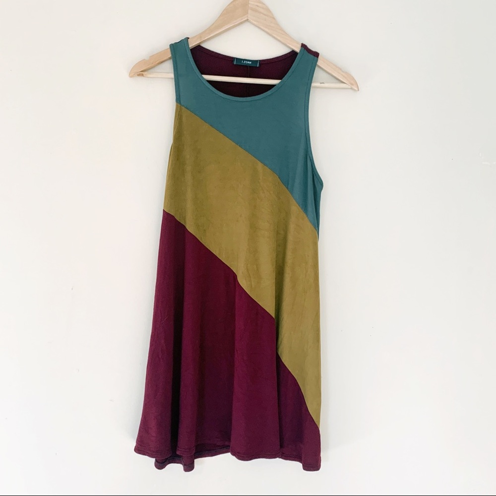 Tri-color Dress